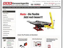 Tablet Screenshot of carbench.de